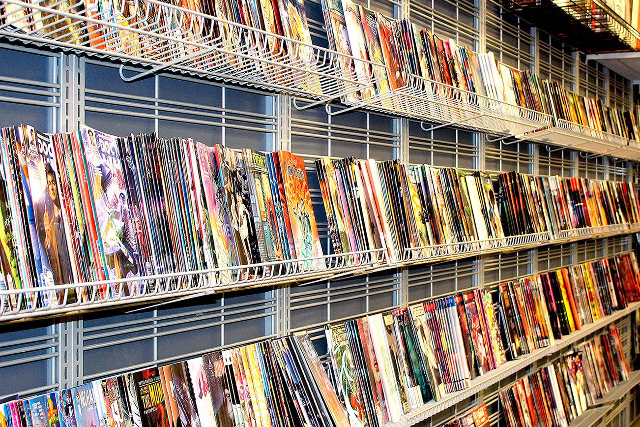 Avalon Comics and Games sells new releases and classic editions, and is staffed by knowledgable people who can help a newbie find a starting place in decades worth of comics. The store also sells tabletop games, and hosts game day events. Michelle Beahm / Kitsap News Group