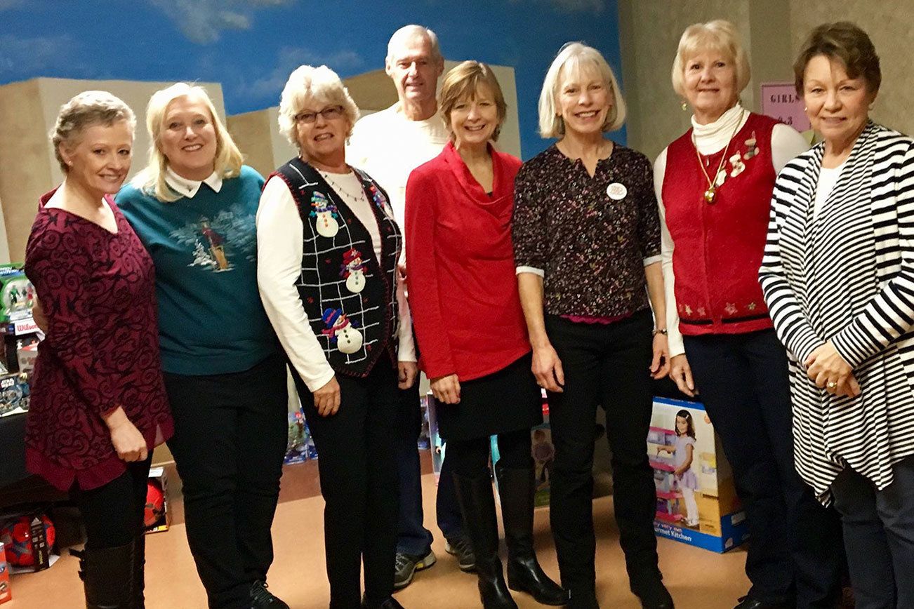 Christmas Shop staff served about 200 kids.                                (Emily Hirsch / Contributed)