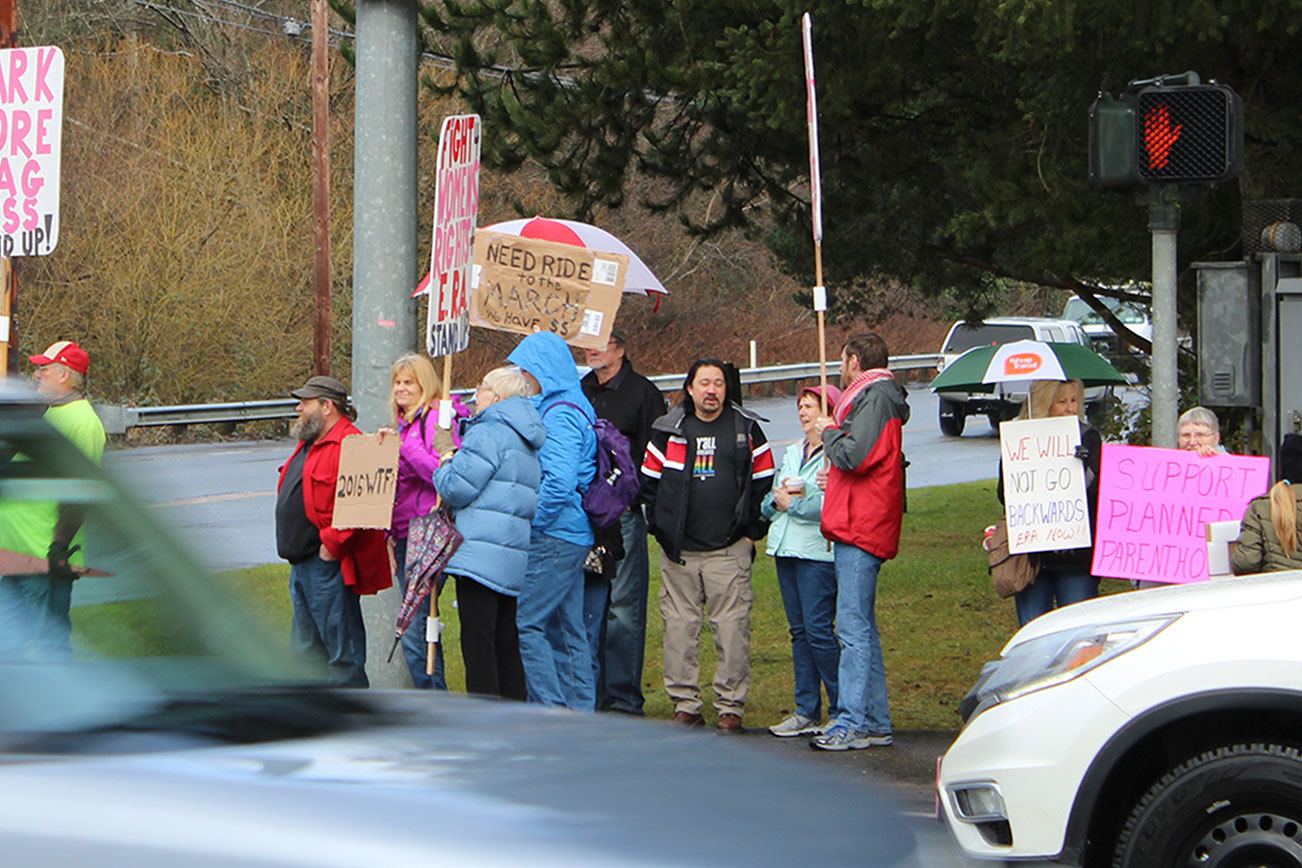 Group engages in ‘civil informationing’ in support of Women’s March