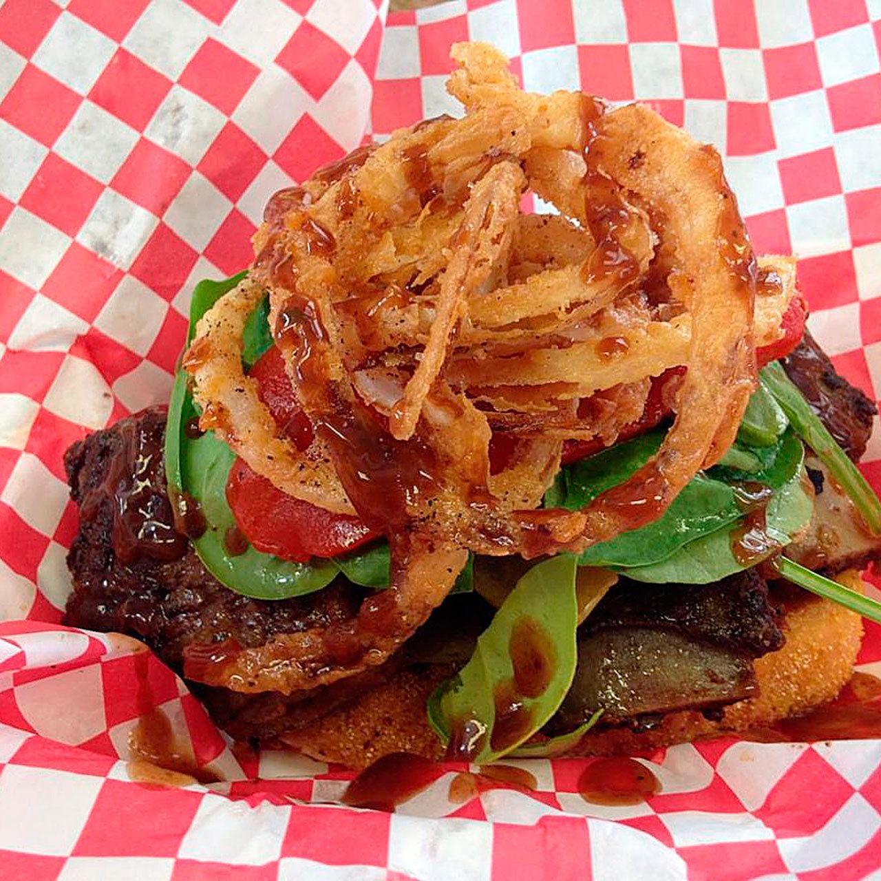 The open-faced braised short ribs sandwich will be available at Wiley’s Home Cooking food truck when it opens Feb. 8 in Bremerton.                                Courtesy of Willie Mae Sharpe