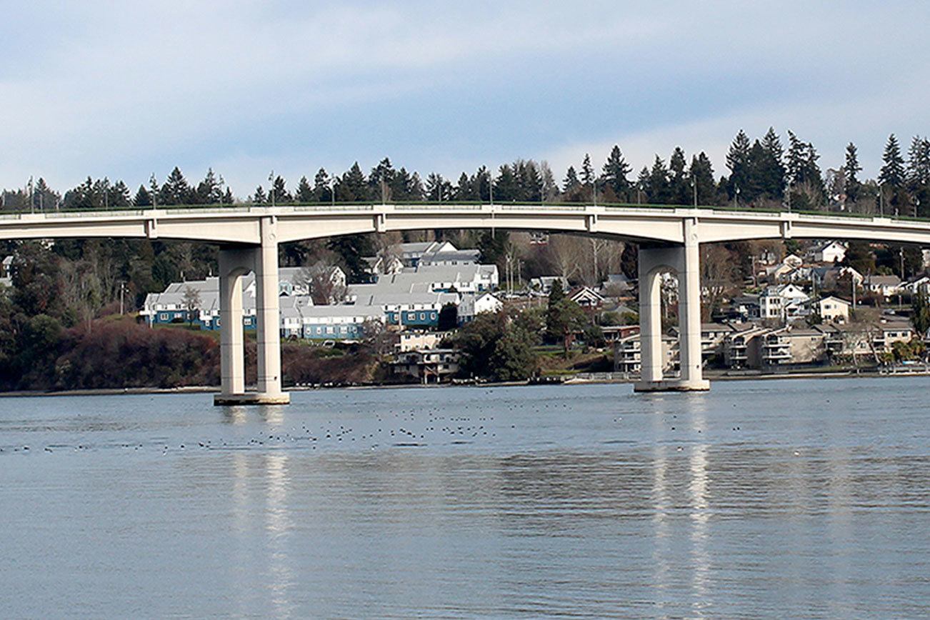 Brian Watson, organizer of the Kitsap Builds Bridges, Not Walls vigil, hopes the entire length of the Manette Bridge will be filled with “people joined by mass celebration of diversity” from 1-3 p.m. Feb. 25. Michelle Beahm / Kitsap News Group