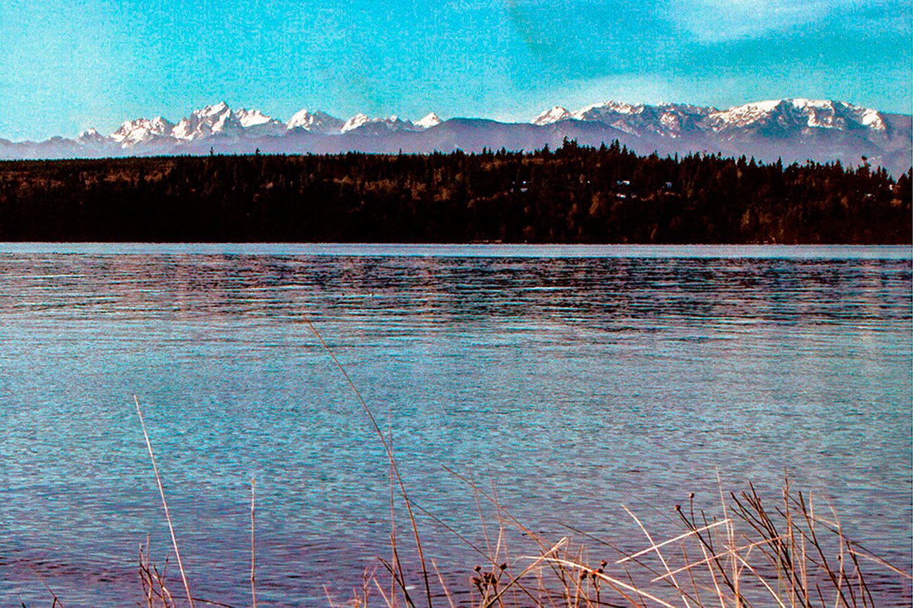 Scenic detail from the cover of “People of North Kitsap Peninsula” by the Hansville Historical Society.