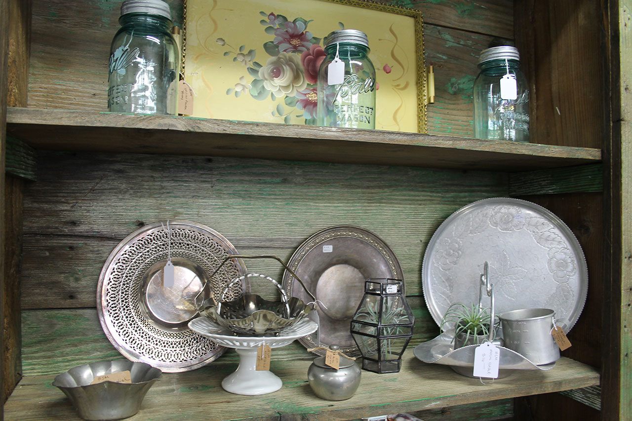 You’ll find antiques, vintage items, and retro items at the Kitsap Antique & Vintage Show, Feb. 25 and 26 at the Kitsap County Fairgrounds. This display is at Re-Noun, which will have a presence at the show. (Richard Walker/Kitsap News Group)