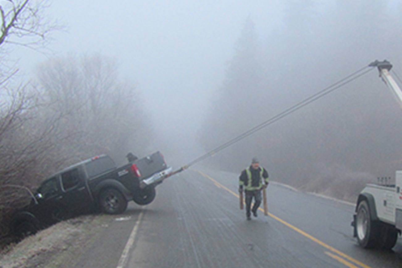 High water and ice on Brownsville Highway factors in crashes