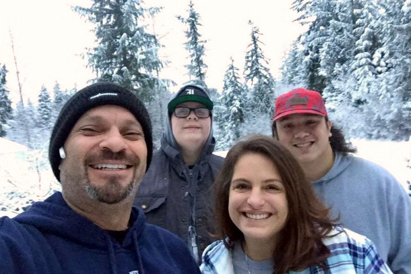 From left, John D. Careaga, 43; Johnathon F. Higgins, 16; Christale Lynn Careaga, 37; and Hunter E. Schaap, 16. Courtesy Jacob Careaga