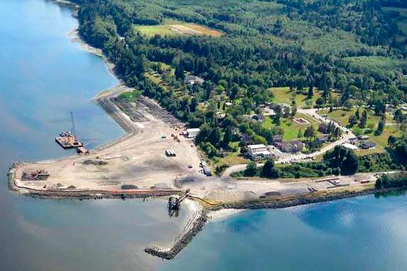 The Port Gamble Mill site after the cleanup.
