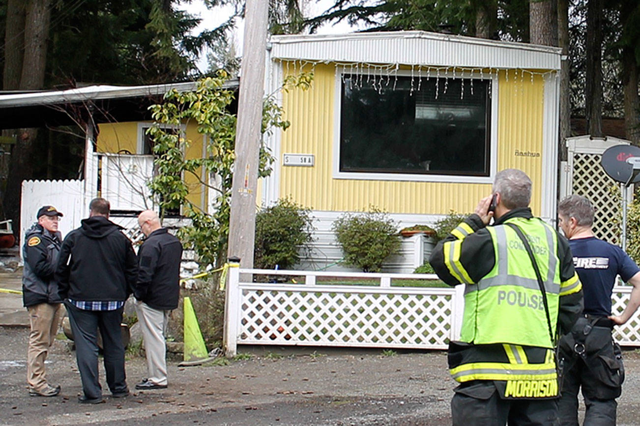 Poulsbo family displaced, dog killed in mobile home fire