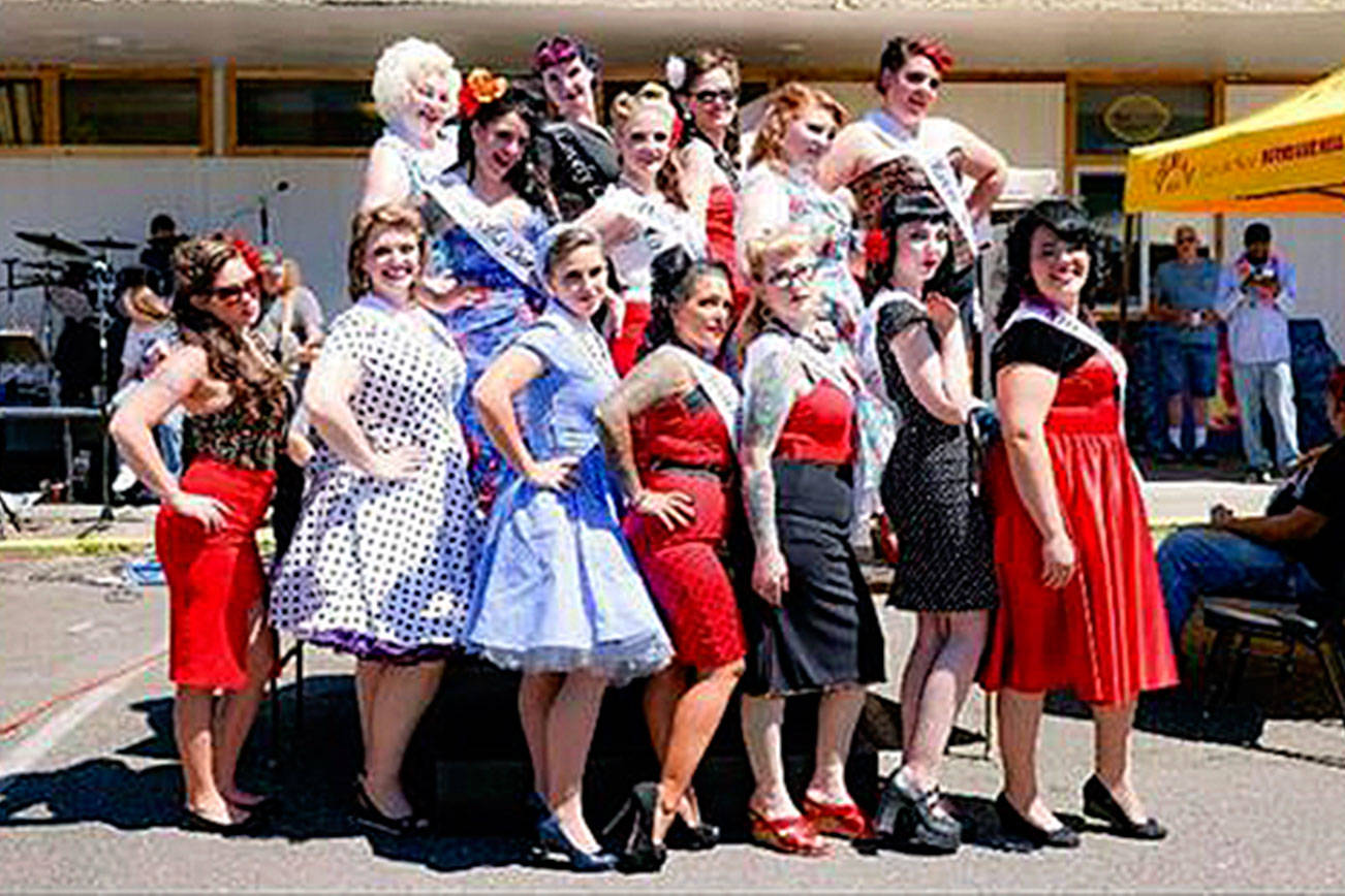 The participants in the 2016 Shift into Summer pin-up competition.                                Courtesy of Brandy Morrow
