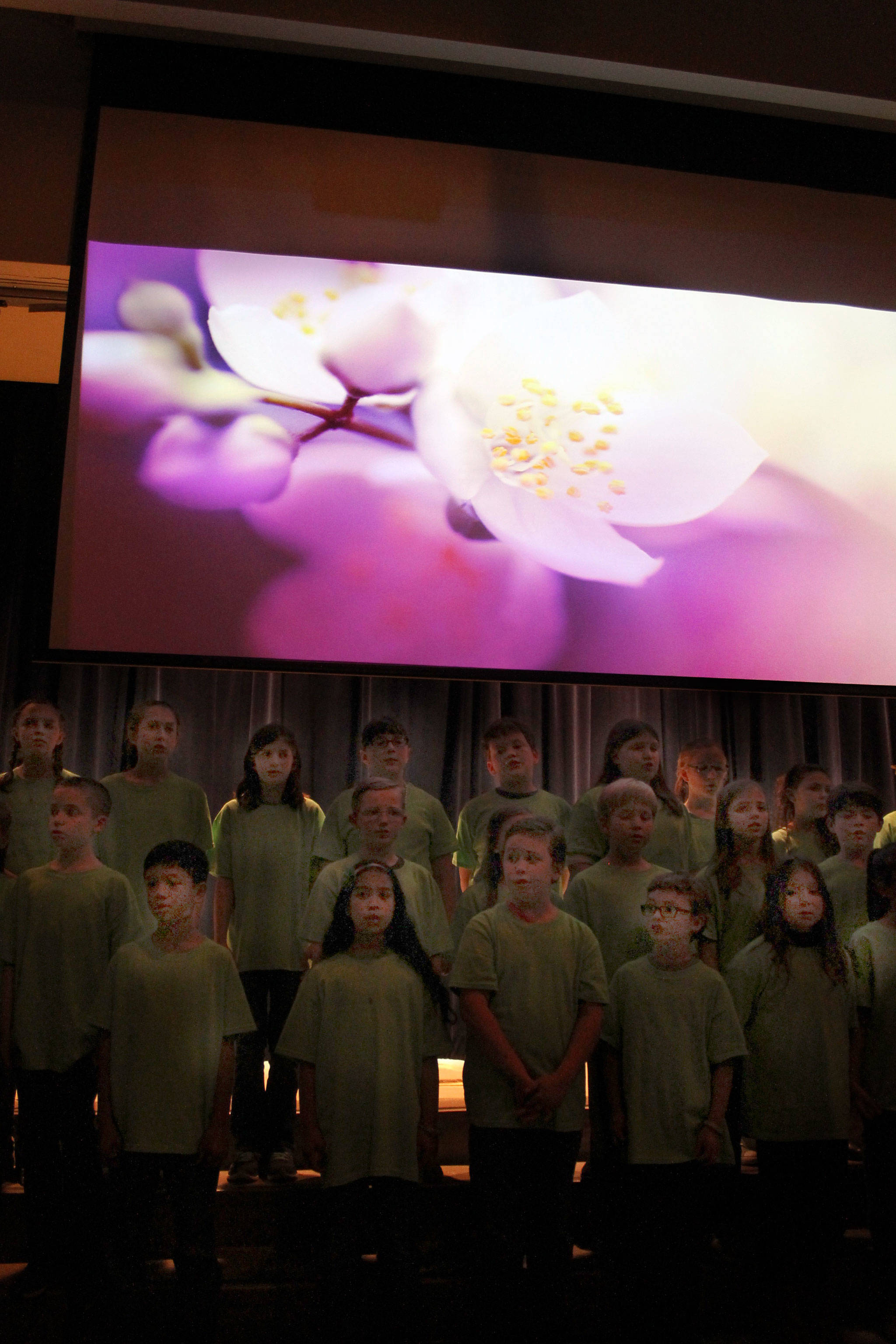 Members of the Brownsville Choir sing “What a Wonderful World.”                                Terryl Asla/Kitsap News Group