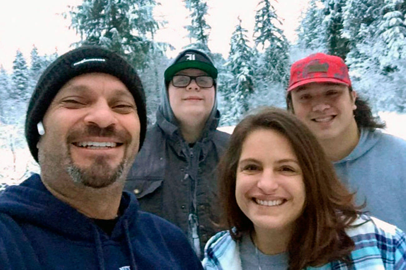 From left, John D. Careaga, Johnathon F. Higgins, Christale Lynn Careaga, and Hunter E. Schaap. (Courtesy / Jacob Careaga)