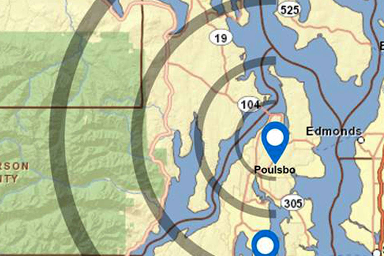 Western Washington University presentation shows Poulsbo as the epicenter of education for WWU on the peninsulas.                                WWU/Contributed