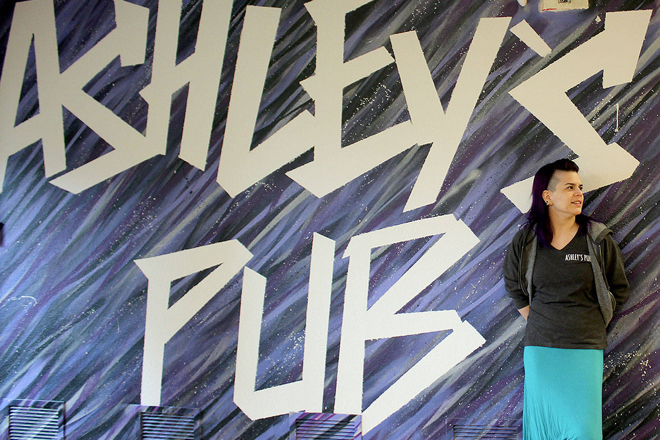 Ashley Martinez, owner of Ashley’s Pub: Boardom’s End, said one of the reasons she named the board gaming bar Ashley’s Pub is to make it more welcoming and inclusive to female gamers, as “nerd culture” is still largely male dominated.                                Michelle Beahm / Kitsap News Group