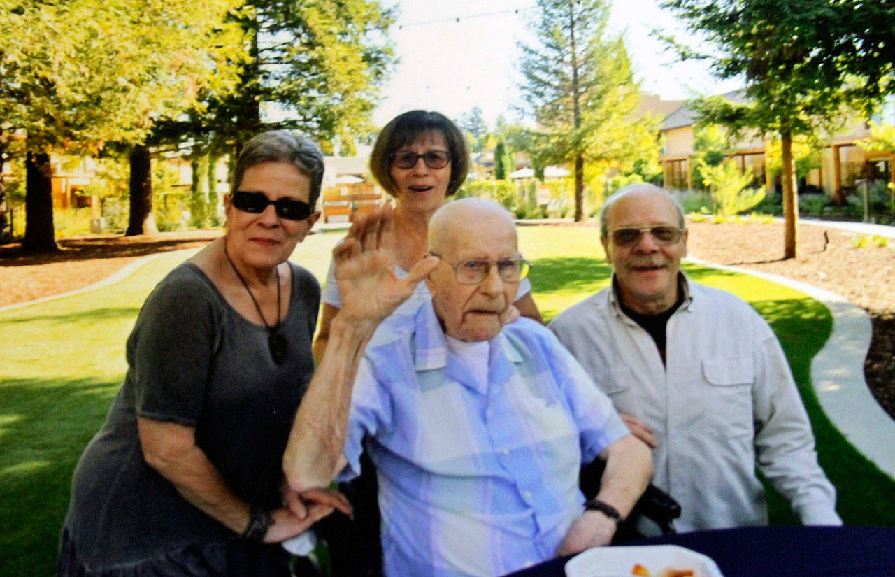 Dan Wenzlaff enjoys a get-together with family members in Napa, California. (Wenzlaff family photo)