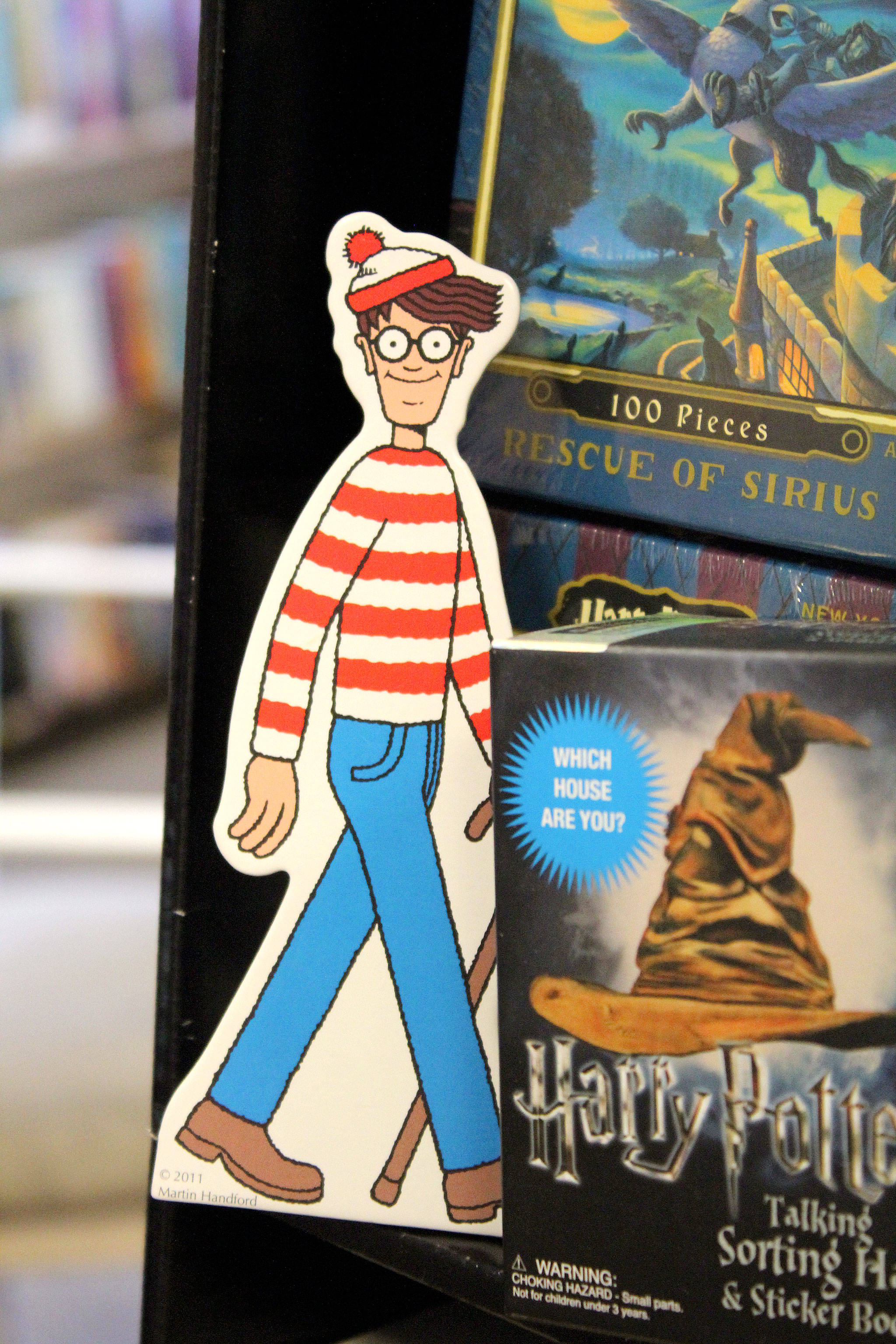 Waldo can be hidden anywhere in participating businesses, so long as he is mostly visible. Some stores will allow kids to rehide Waldo after they’ve found him (ask first), and some, like Liberty Bay Books, will change his location on a daily basis throughout the month of July.                                Michelle Beahm / Kitsap News Group