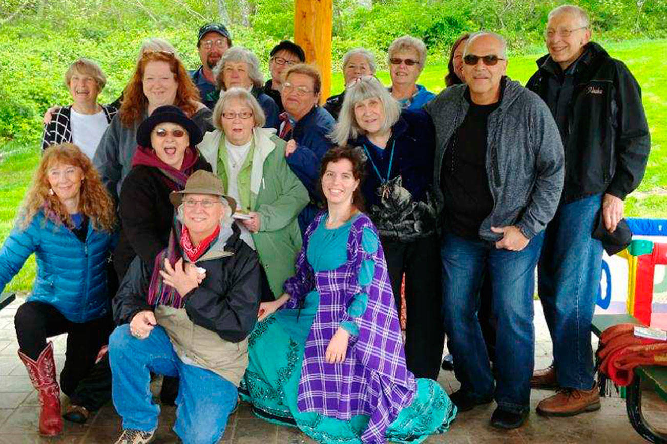 ShareNet volunteers gather for Mike Webb’s memorial service. (Marleena Jones / Contributed)