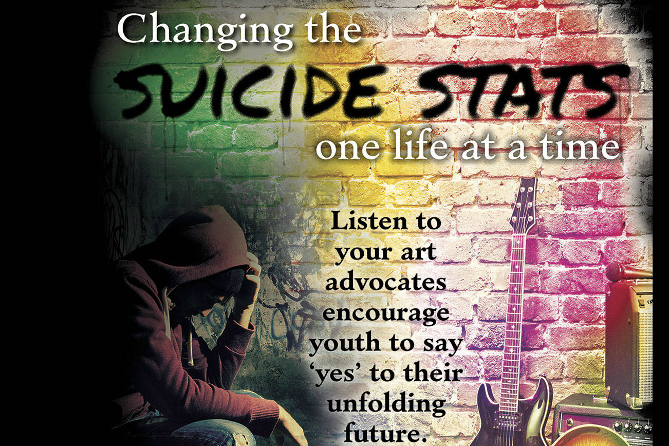 Nationally, suicide is the second leading cause of death for young people ages 10 to 24, according to the Suicide Prevention Lifeline. In Washington State, an average of one person dies by suicide every eight hours, according to the American Foundation for Suicide Prevention. (Kitsap weekly Cover Design by: Vanessa Calverley)