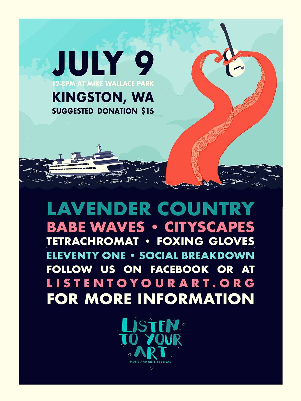This year, the free-spirited LTYA festival from noon to 8 p.m. Sunday, July 9, will feature a new location moving from the Port Gamble ballfields to Kingston’s Mike Wallace Park. (LTYA/Contributed)