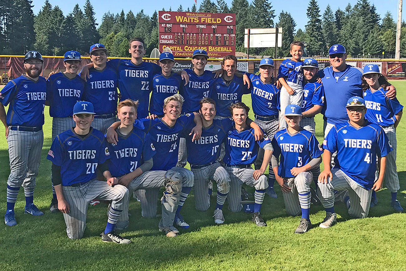 The AA Olympic Tigers 2017 American Legion baseball team. (Jon O’Connor/Courtesy)                                 The AA Olympic Tigers 2017 American Legion baseball team. (Jon O’Connor/Courtesy)