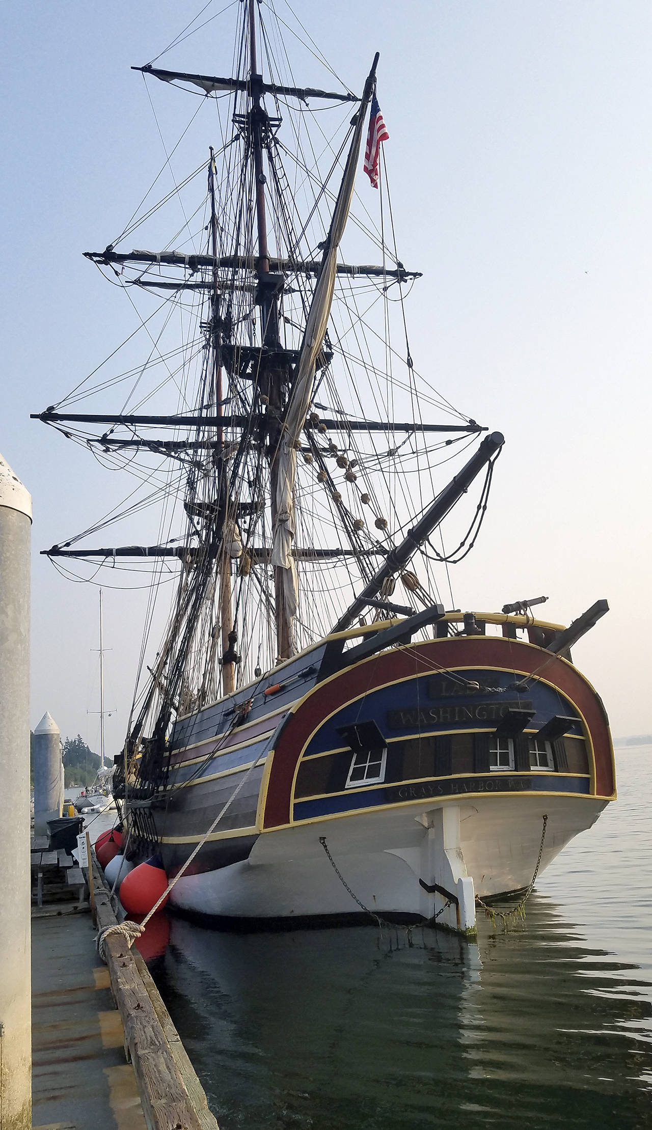 The Lady Washington was originally constructed to celebrate the Washington Centennial. Today, she and her sister ship, Hawaiian Chieftain, are operated by the nonprofit Gray’s Harbor Historical Seaport.                                Terryl Asla/Kitsap News Group