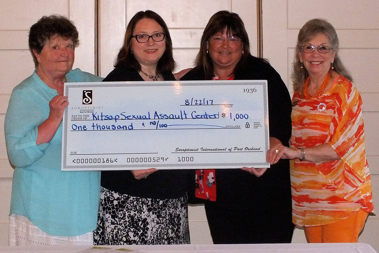 Port Orchard Soroptimist donate $1,000 to KSAC