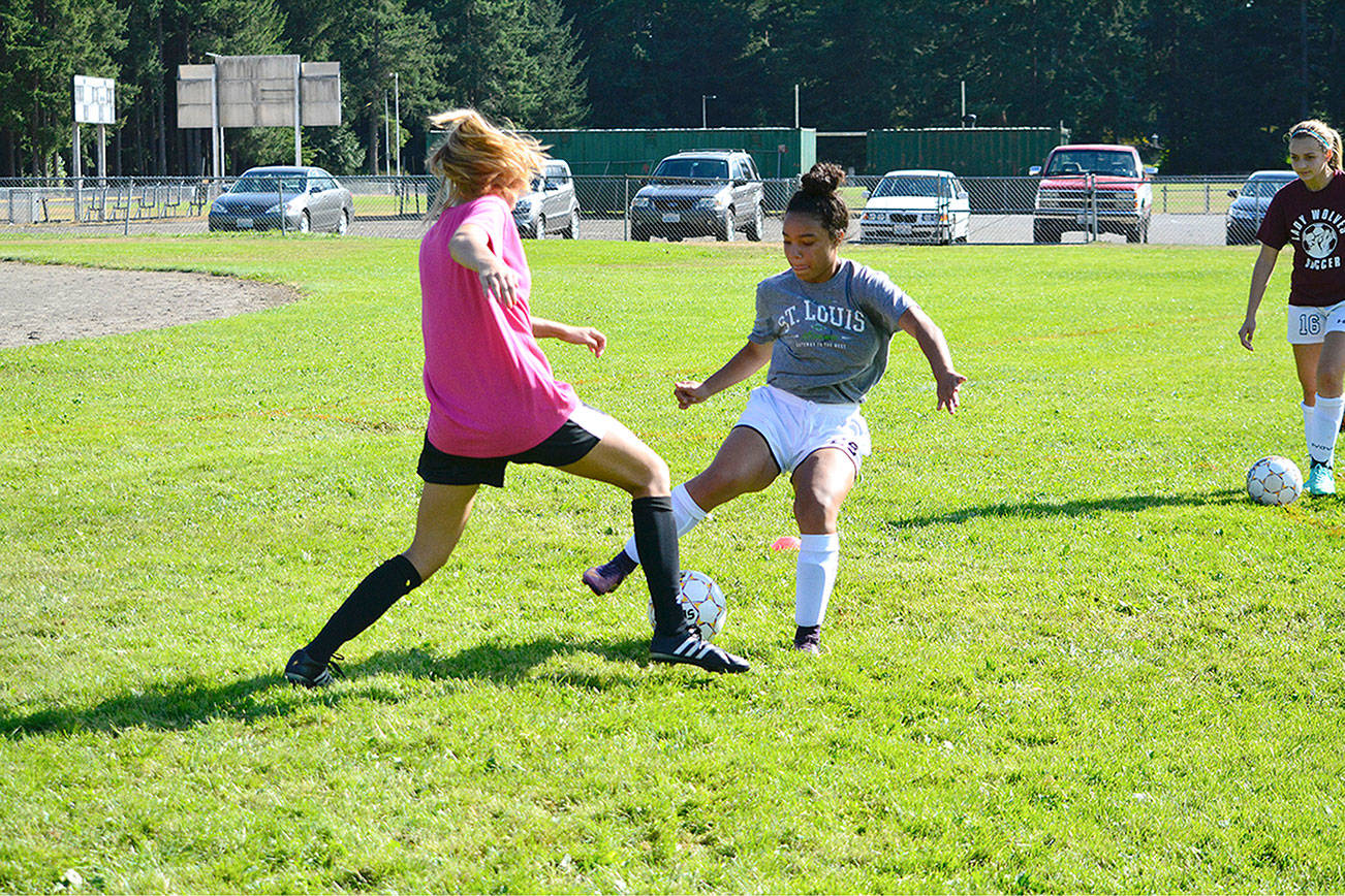 South Kitsap High School’s girls soccer team was one of many that had its opening game postponed due to poor air quality. (Mark Krulish/Kitsap News Group)