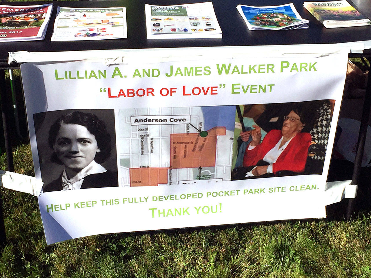“Labor Of Love” Clean Up at Lillian A. and James Walker Park has grown to reflect the activism and community involvement of the park’s namesakes. (Submitted photo)