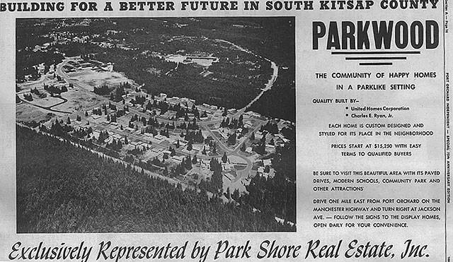 An illuminating full-page advertisement in the Independent’s special section from 1963 describes new homes for sale in a planned community with prices starting at $15,250.