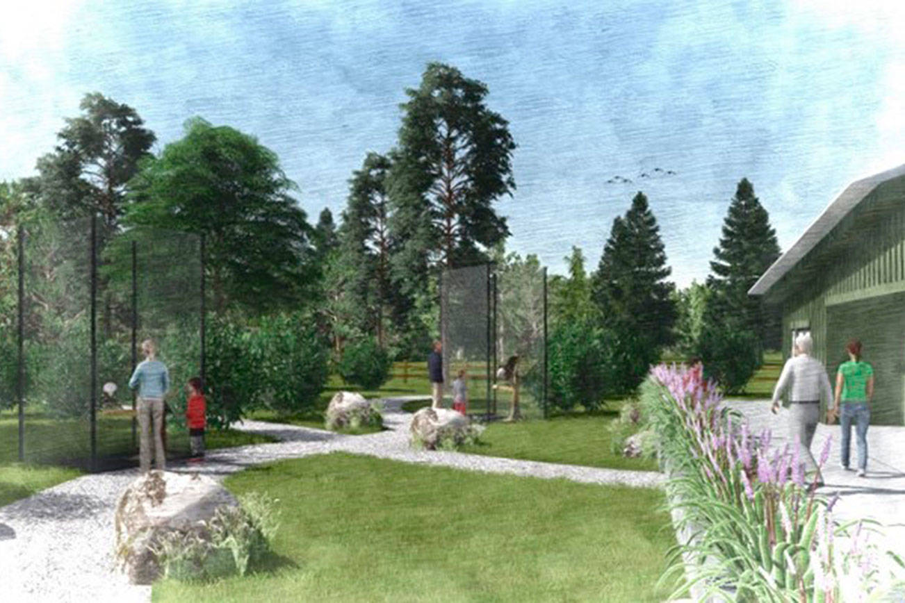 Image courtesy of Lisa Horn | An artist’s rendering of the slated second campus of the West Sound Wildlife Shelter, to be constructed in Port Gamble.                                 An artist’s rendering of West Sound Wildlife Shelter’s second campus, to be constructed in Port Gamble. Lisa Horn/Courtesy                                 Image courtesy of Lisa Horn | An artist’s rendering of the slated second campus of the West Sound Wildlife Shelter, to be constructed in Port Gamble.                                 An artist’s rendering of West Sound Wildlife Shelter’s second campus, to be constructed in Port Gamble. Lisa Horn/Courtesy