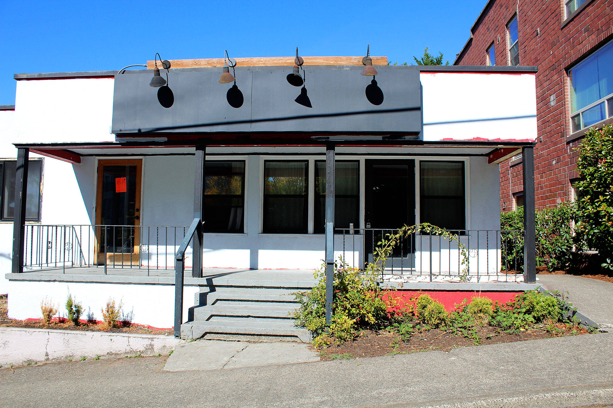 The new headquarters of Left Right Straight is located at 410 Sixth St., Bremerton. The entire building will be renovated and repainted by the time they officially open.                                Michelle Beahm / Kitsap News Group