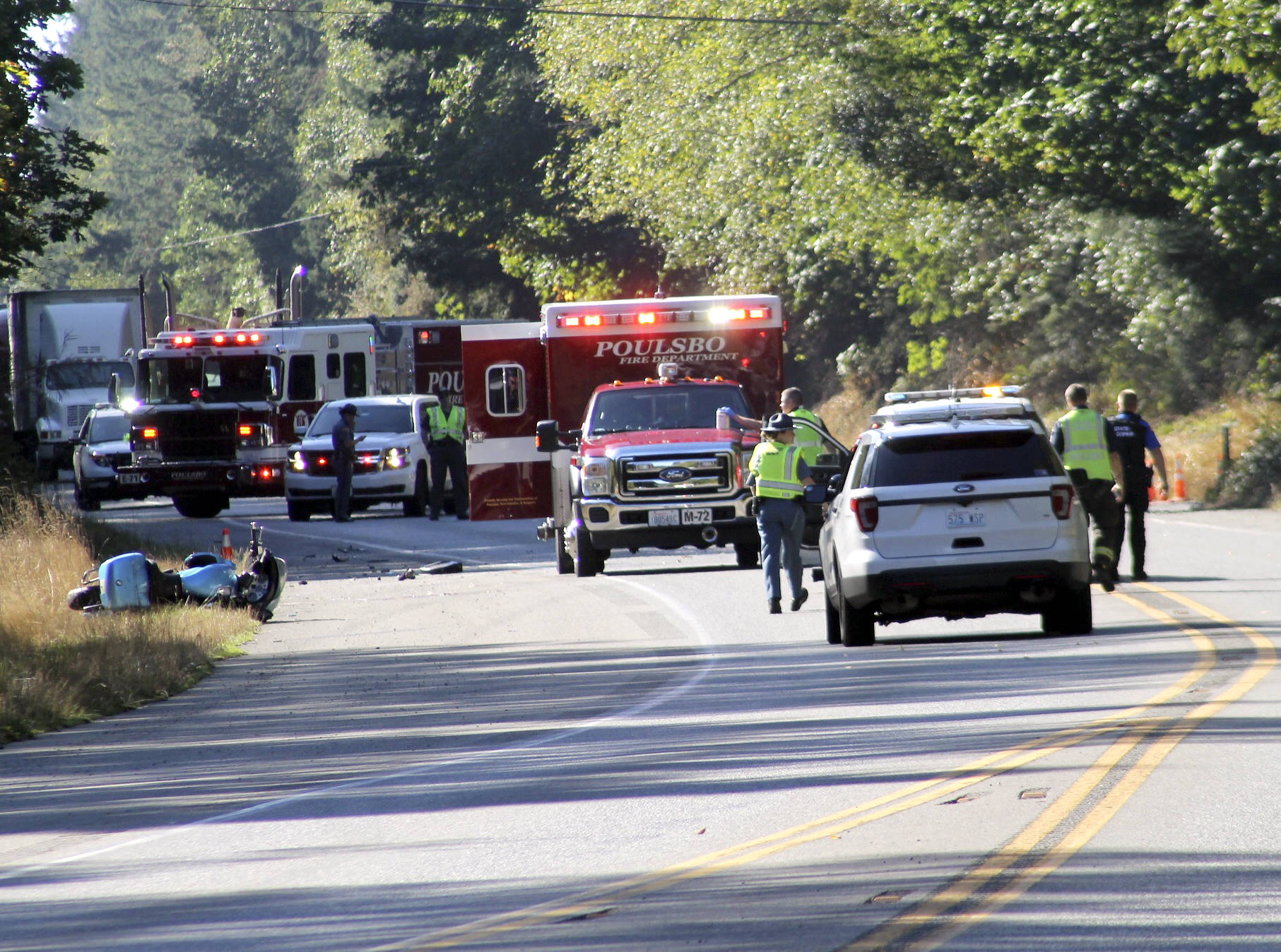 Motorcyclist killed in crash on Highway 3 near Big Valley Road