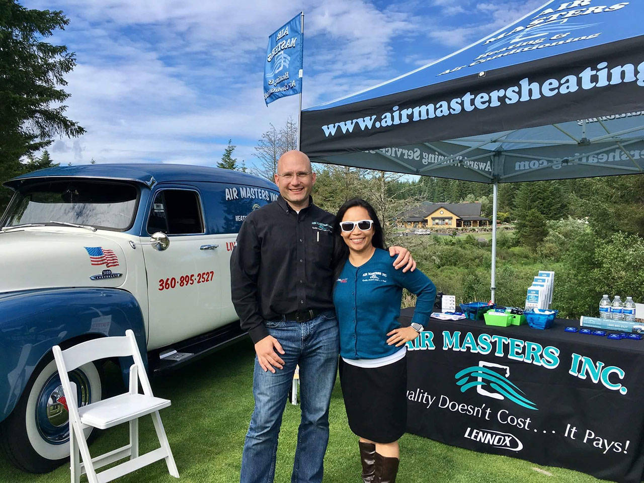 Mark and Rosemarie Timmerman are the force behind Air Masters heating and cooling company that works throughout Kitsap County. Contributed photo