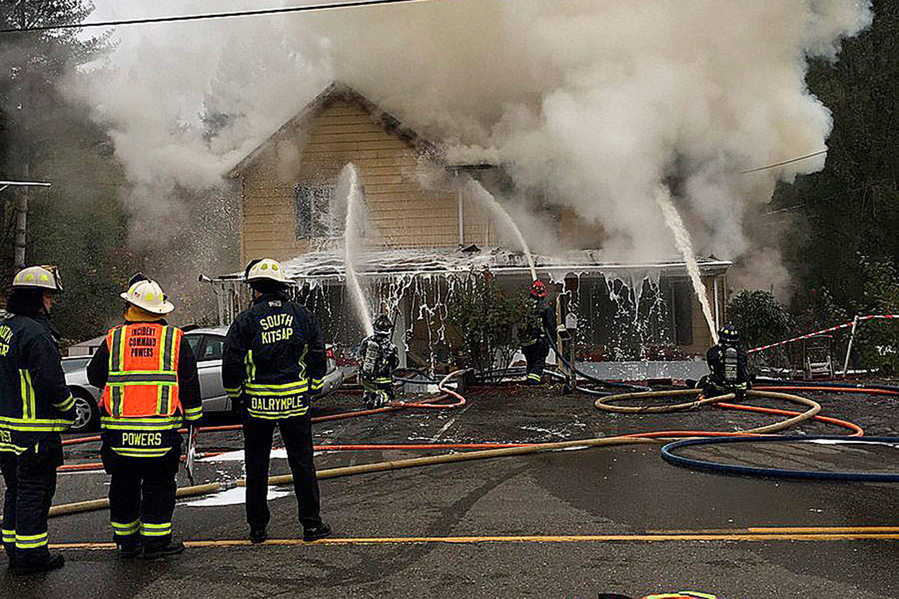 Fire guts Port Orchard home