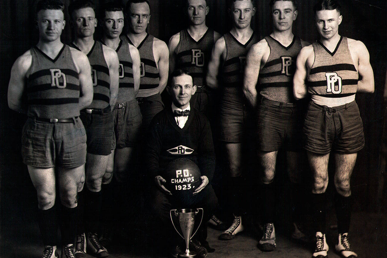 The 1923 Post Office basketball team | Past & Present