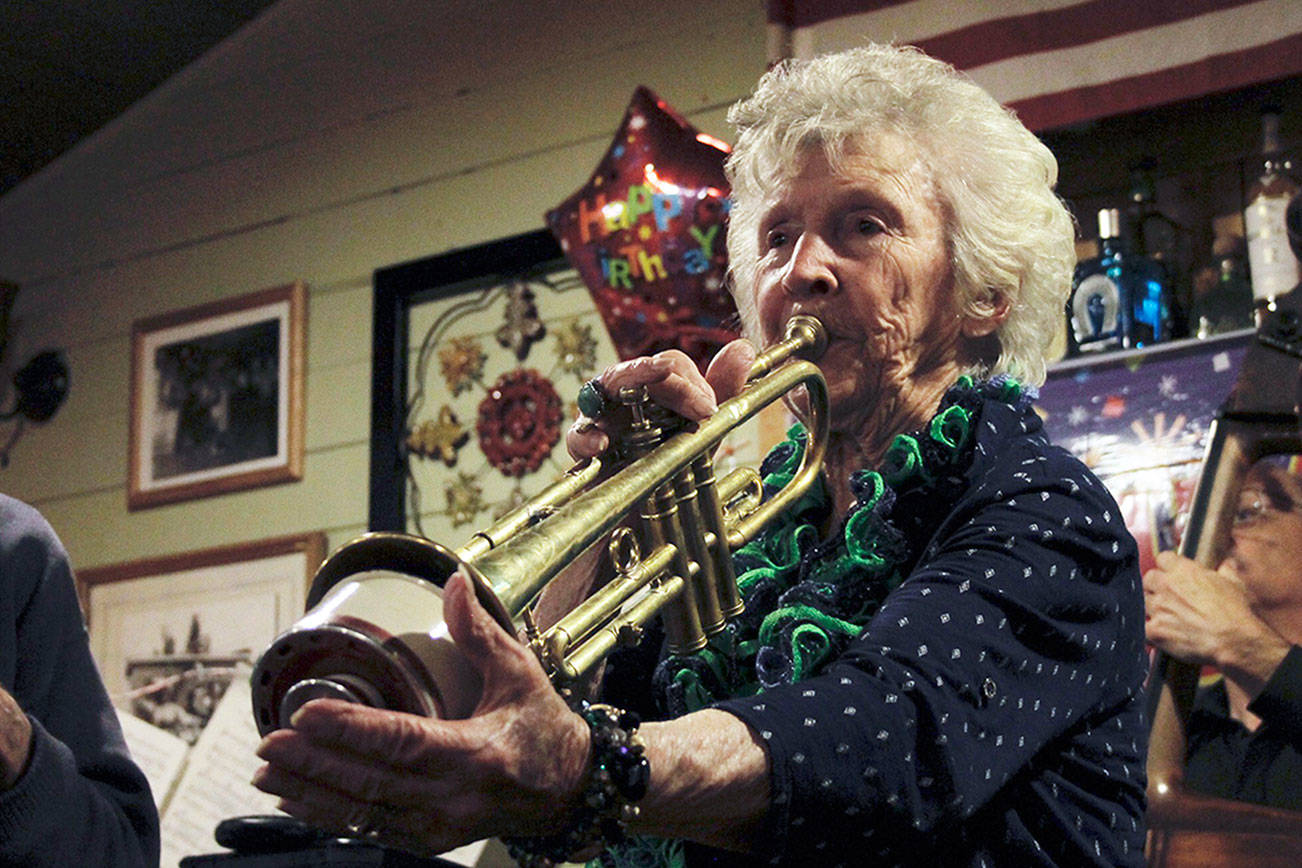 Keyport trumpeter celebrates 96th birthday