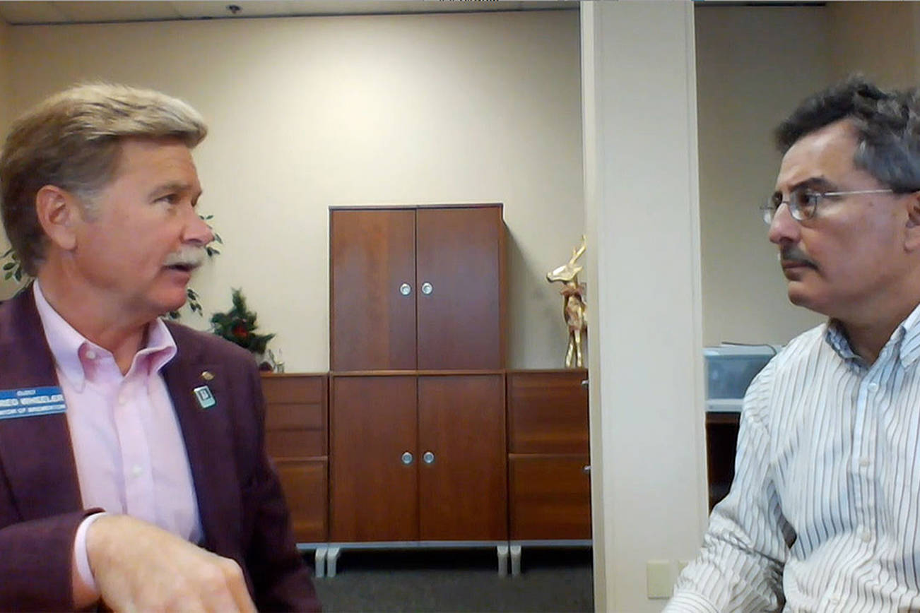 Bremerton Mayor-elect Greg Wheeler talks issues with Kitsap News Group’s Richard Walker.