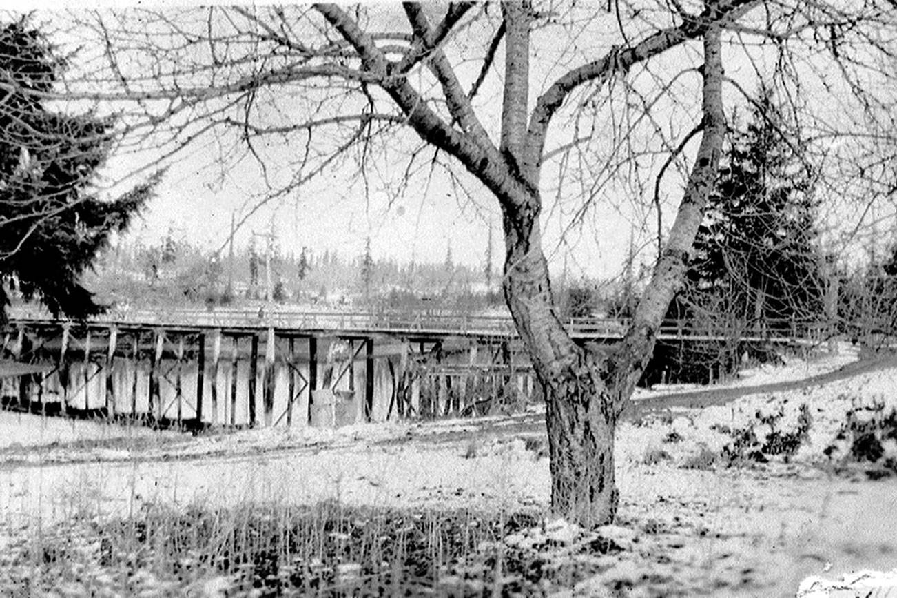 Bartlett family photo of the Bucklin Hill Bridge. (Contributed photo)