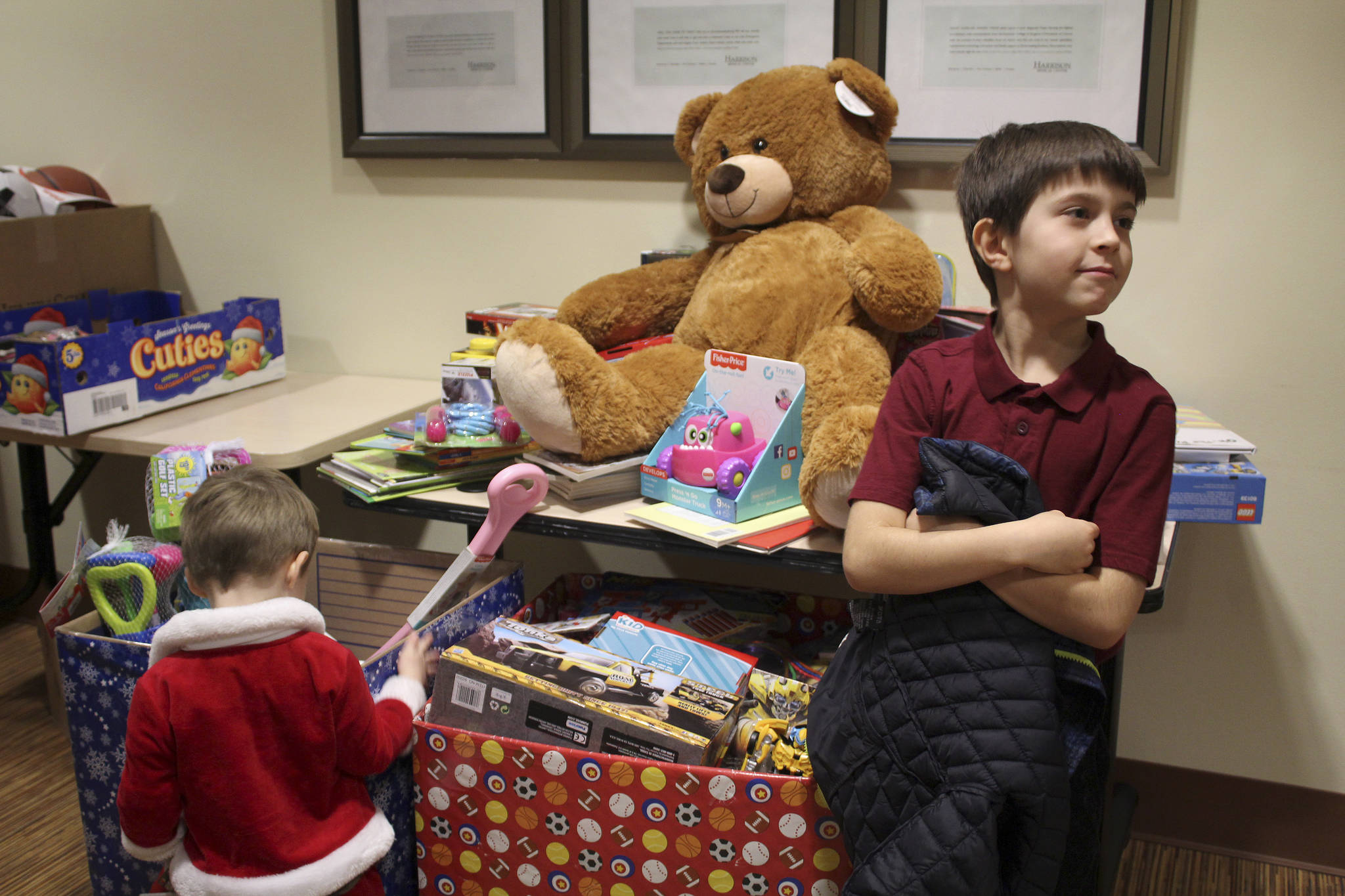 Zachary Darner founded Kidzz Helping Kidzz to collect donations of toys for gifting to children in three area hospitals. This year, the group collected and delivered more than 1,500 toys. (Courtesy photos)