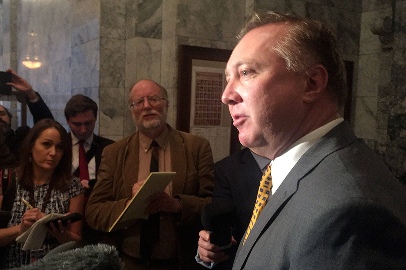 State Sen. Doug Ericksen, R-Ferndale, told reporters Jan. 8 that he won’t be taking a job with the U.S. Environmental Protection Agency, &lt;a href="http://www.bellinghamherald.com/news/local/article193252109.html" target="_blank"&gt;as reported Jan. 5 in The Bellingham Herald&lt;/a&gt;. (WNPA Olympia Bureau)