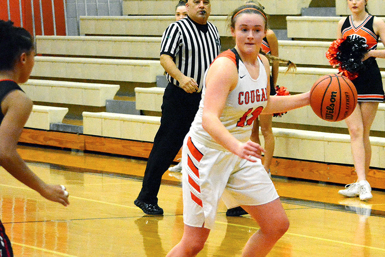 &lt;em&gt;Central Kitsap senior Olivia Krog had 15 points, 13 rebounds and four assists in a 59-48 loss against Yelm on Jan. 9.&lt;/em&gt;                                Mark Krulish/Kitsap News Group