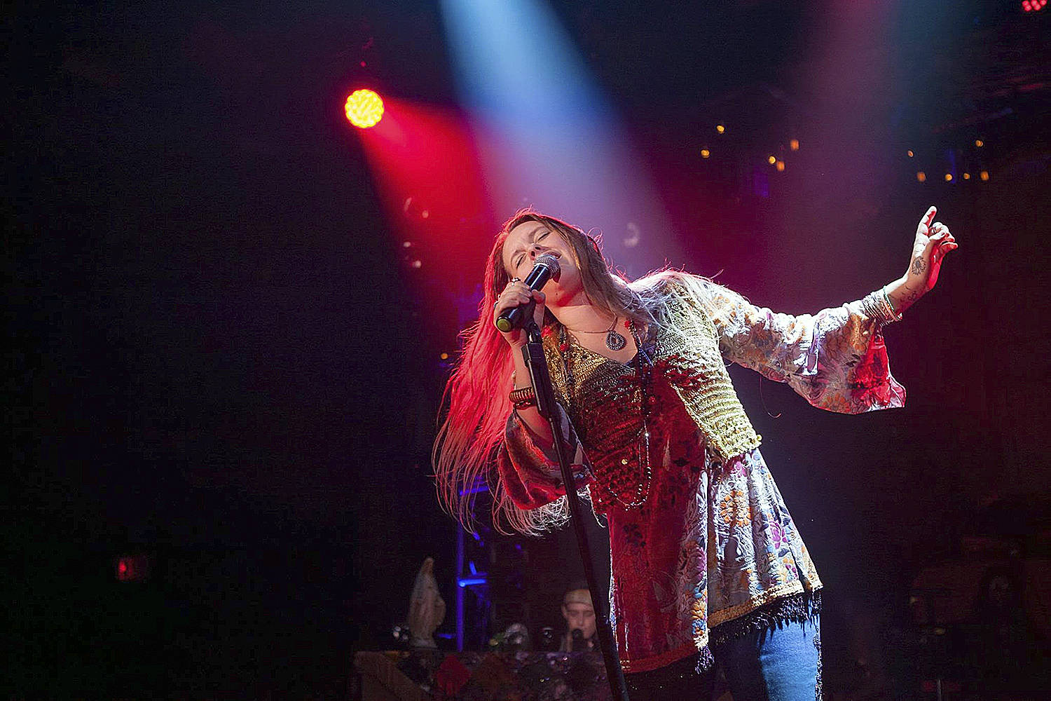 Kelly McIntyre will present her tribute to legendary late blues rock singer Janis Joplin in “A Night With Janis Joplin” Feb. 13 at the Admiral Theatre.                                Admiral Theatre photo
