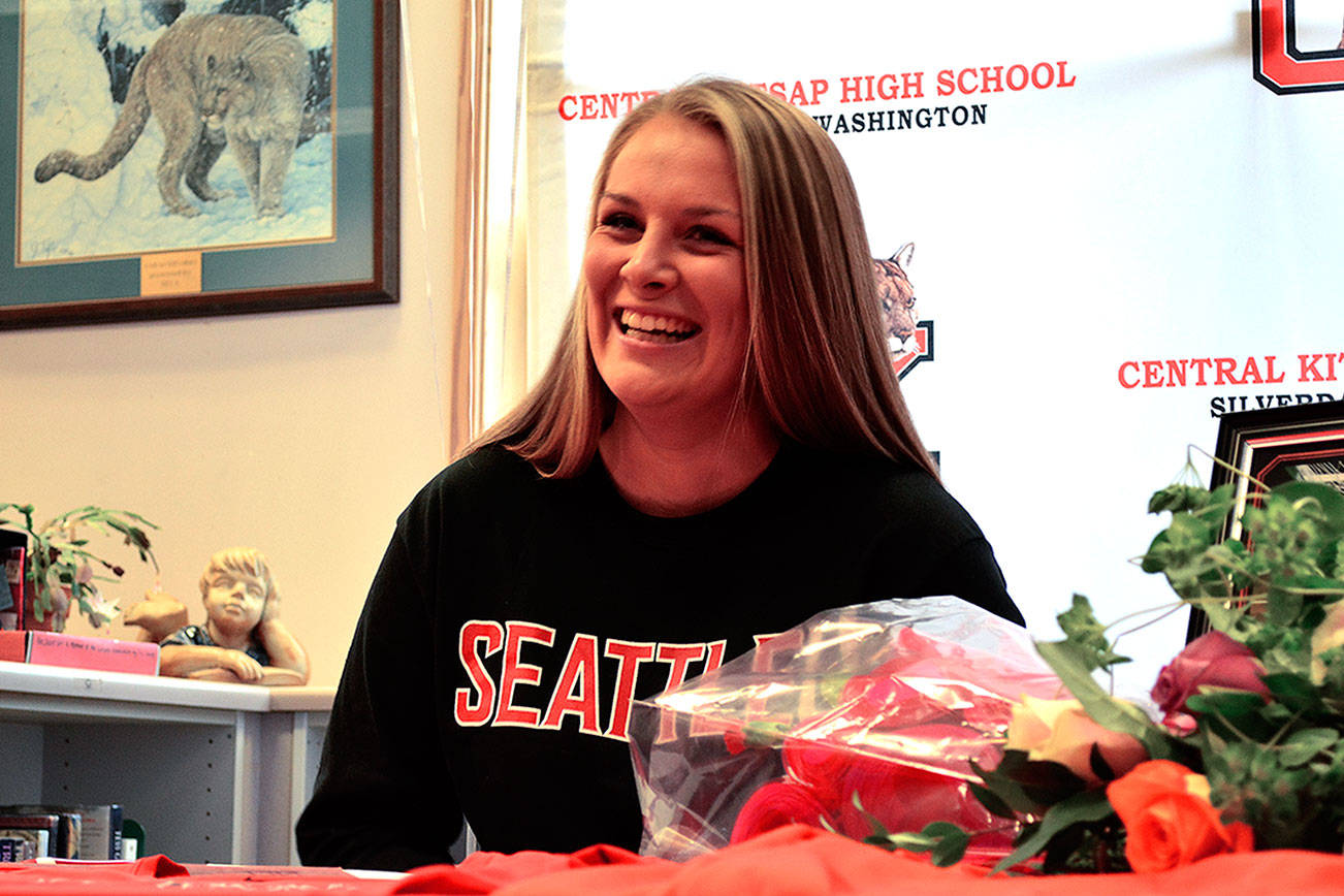 Lauren Hudson was chosen as a first-team all-state soccer player this year by the Washington State Soccer Coaches Association. She will play next year at Seattle University. (Mark Krulish/Kitsap News Group)