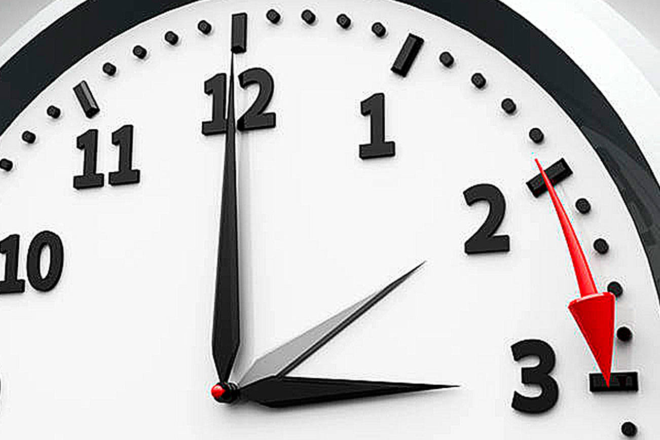 Move your clocks forward one hour on Sunday