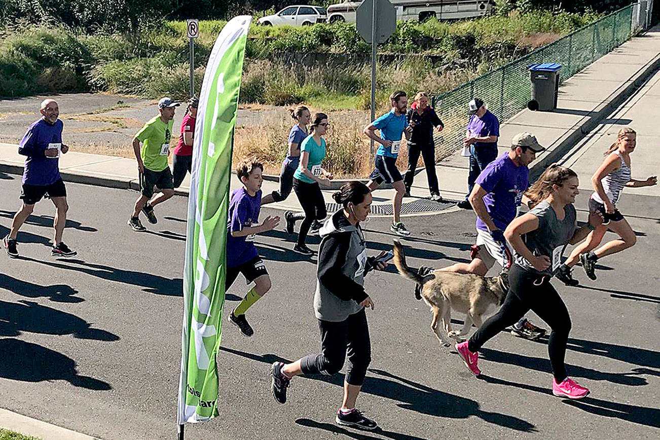 More than 100 people ran in the 2017 Heart for Homeless 5K.                                Kitsap Rescue Mission photo
