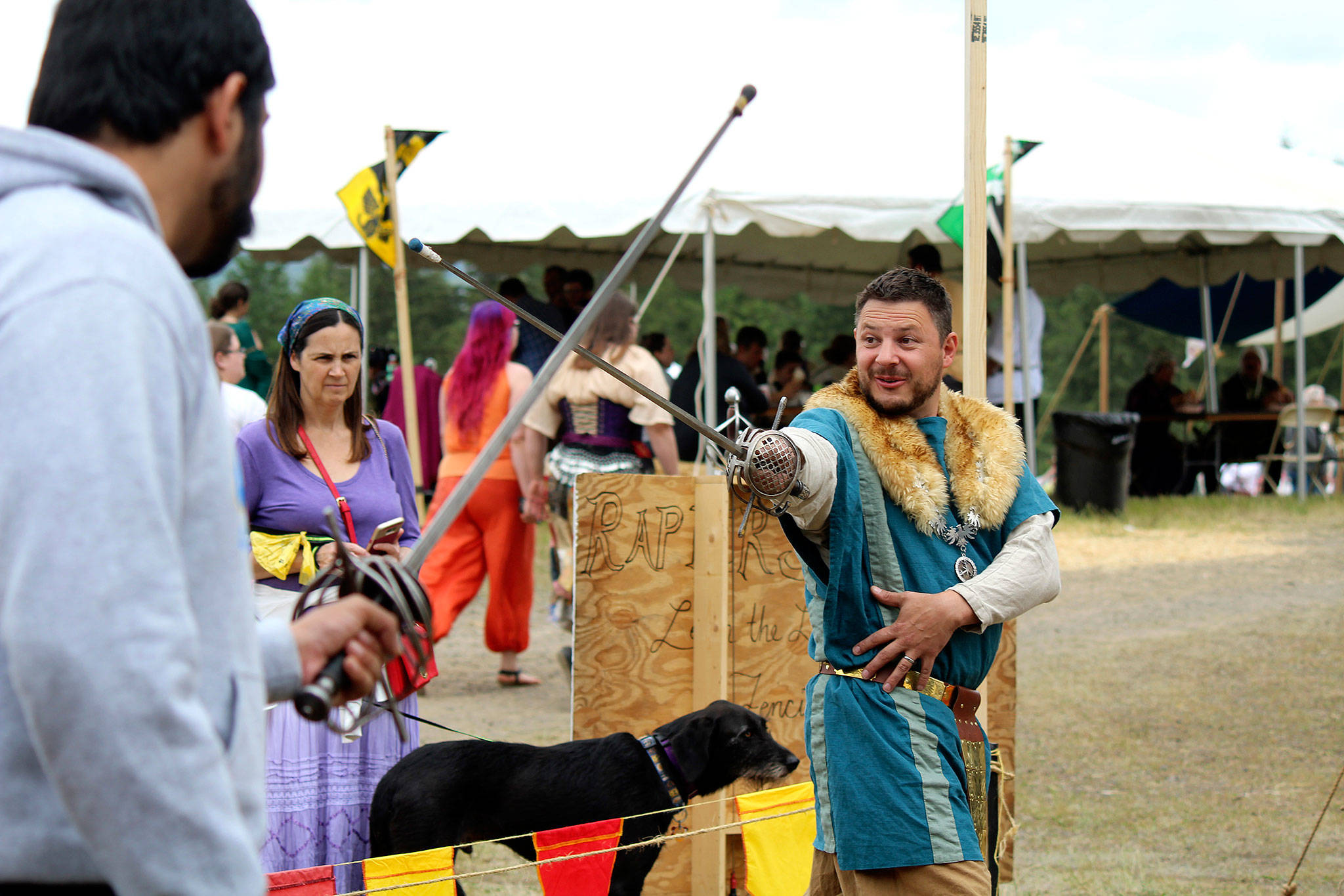 There will be rapier demonstrations at the Kitsap Medieval Faire June 2.                                Michelle Beahm / Kitsap News Group