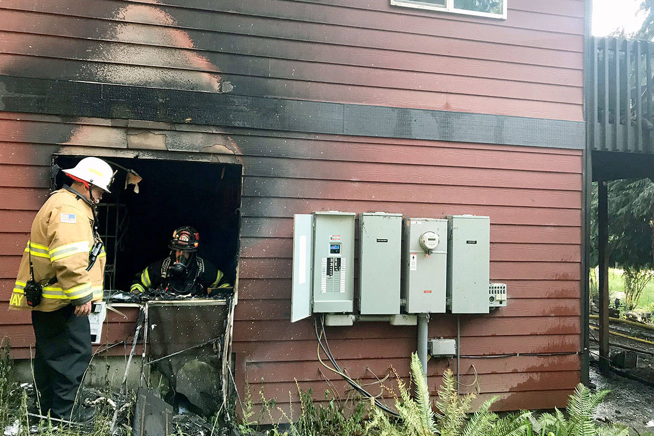 One injured, three displaced in Suquamish house fire