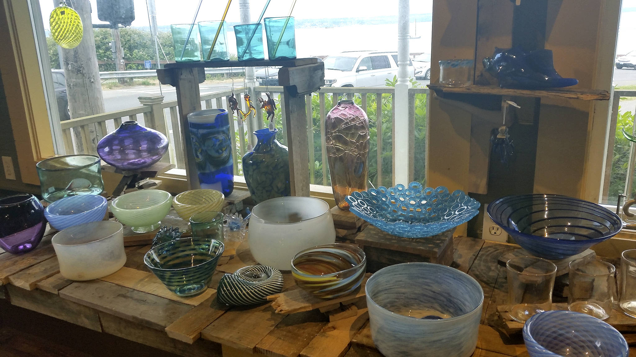 &lt;em&gt;Assorted glass at the Kingston Glass Gallery. &lt;/em&gt;Tyler Shuey/Kitsap News Group