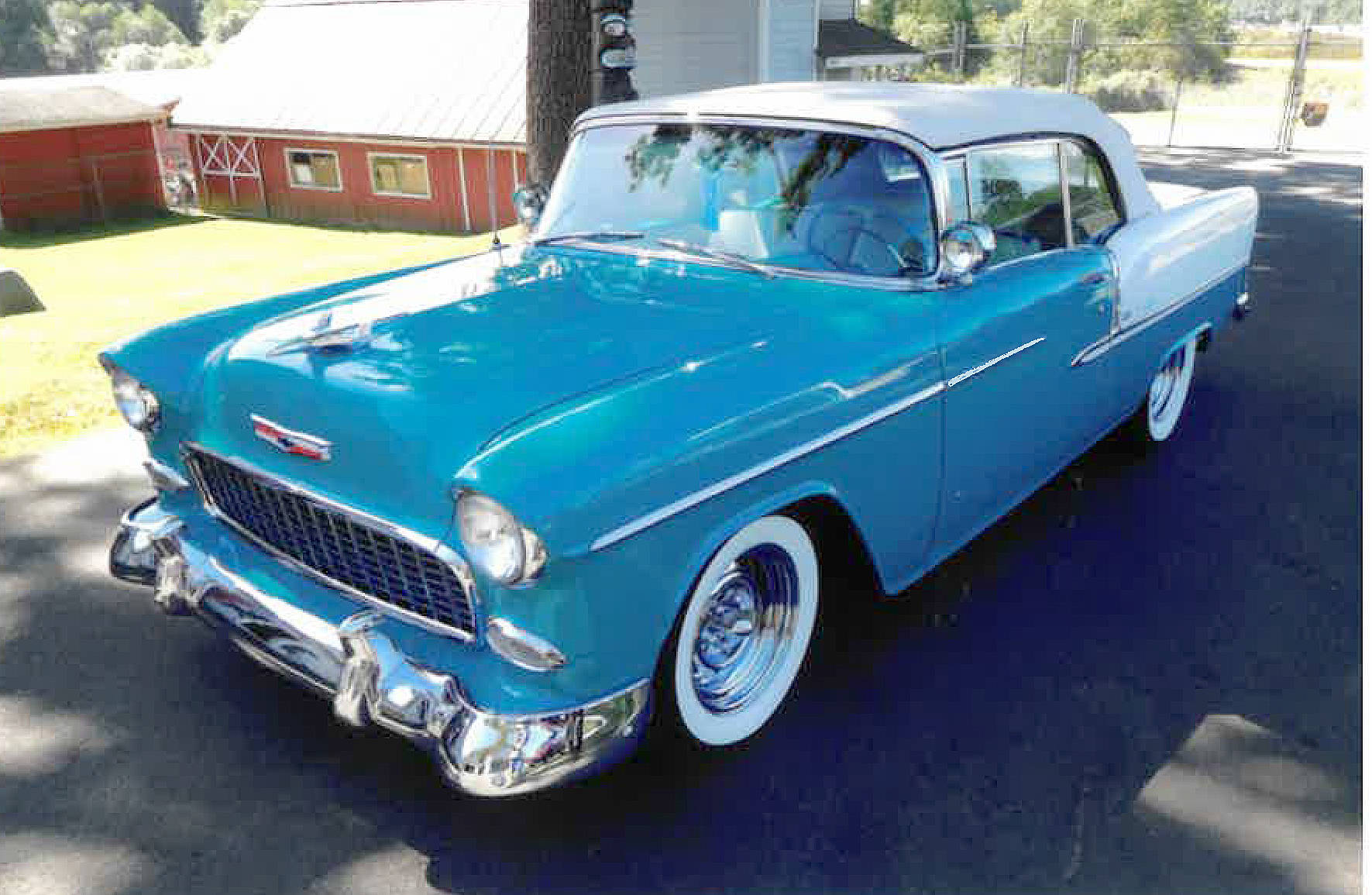 Larry Stokes photo                                This beautiful 1955 Chevrolet Bel-Aire convertible is owned by Larry and Shirley Stokes. It will be one of the featured cars on display at the CRUZ Car Show.