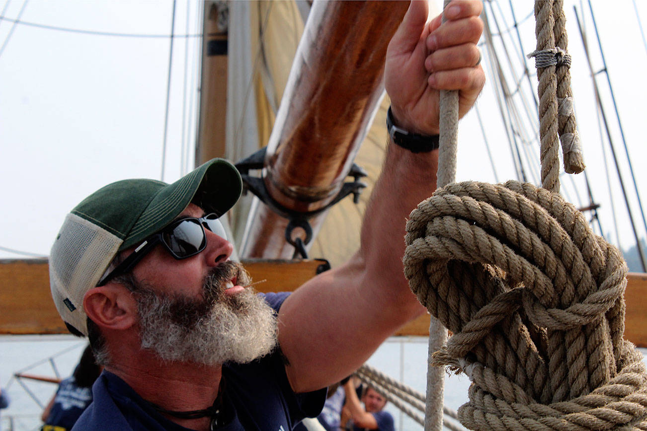 Cat-and-mouse play on Sinclair Inlet: Tall ships in port a reminder of past centuries