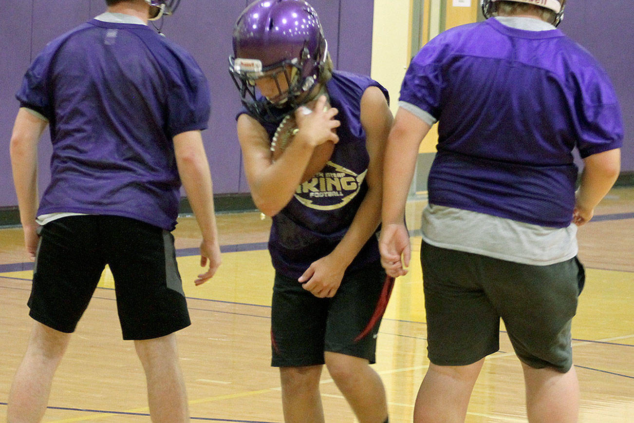 &lt;em&gt;The football team practiced inside most of this week, but made the most of their time as they look to capture another league title. &lt;/em&gt;Mark Krulish/Kitsap News Group