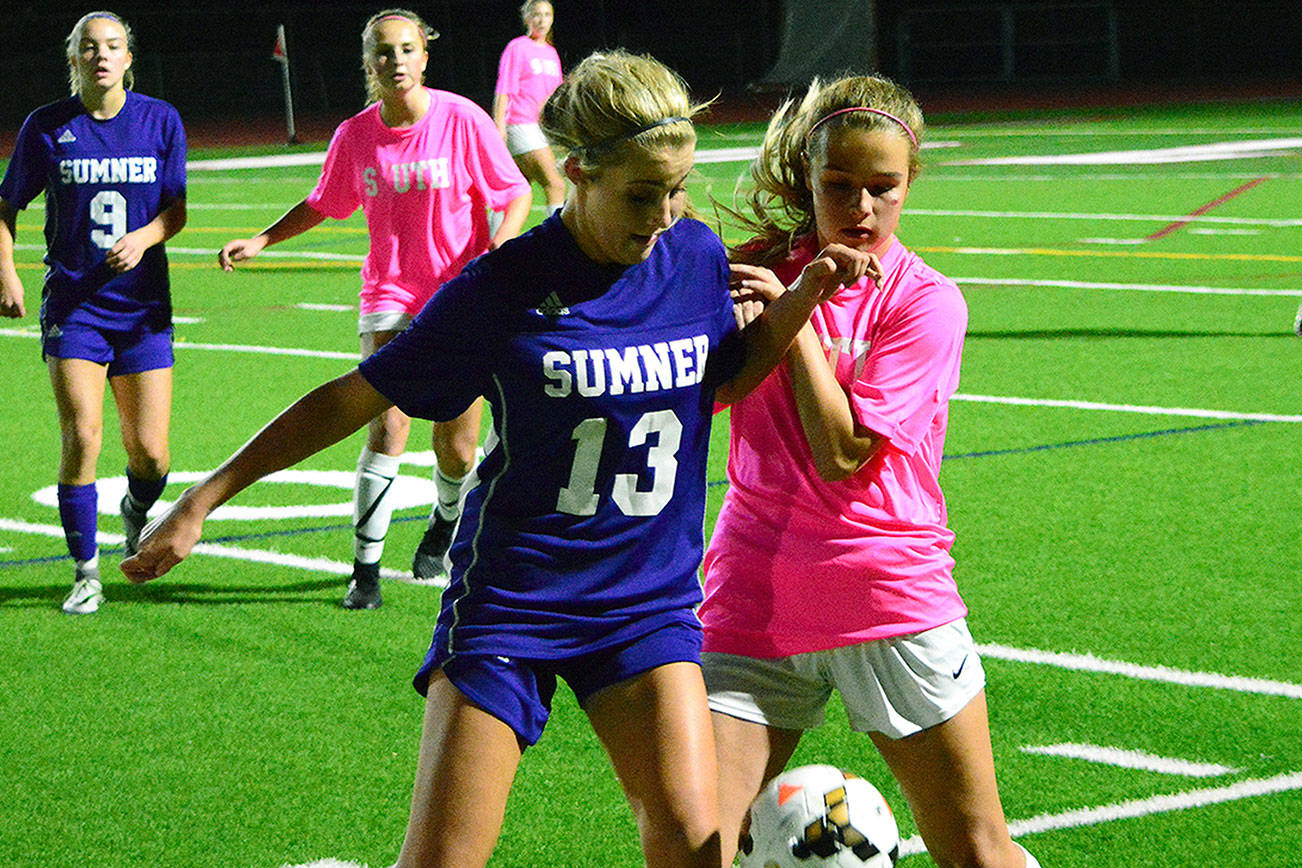 The South Kitsap girls soccer team returns a number of young players who should contribute to a potential playoff berth in 2018. (Mark Krulish/Kitsap News Group)